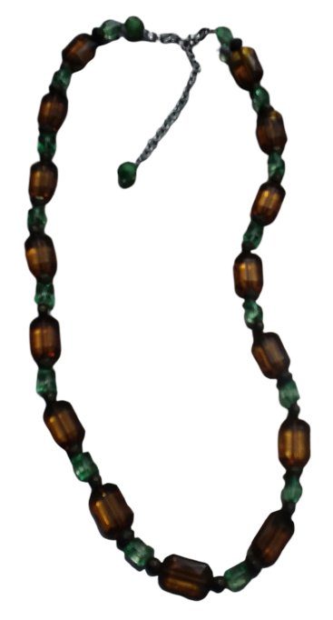 Brown and Green Necklace
